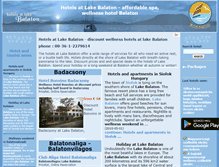 Tablet Screenshot of hotelsatlakebalaton.hu